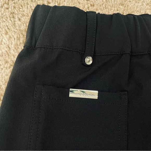 Maniere De Voir Black High-Rise Women’s Cargo Nylon Blend Utility Pants Size 6 - Picture 7 of 15